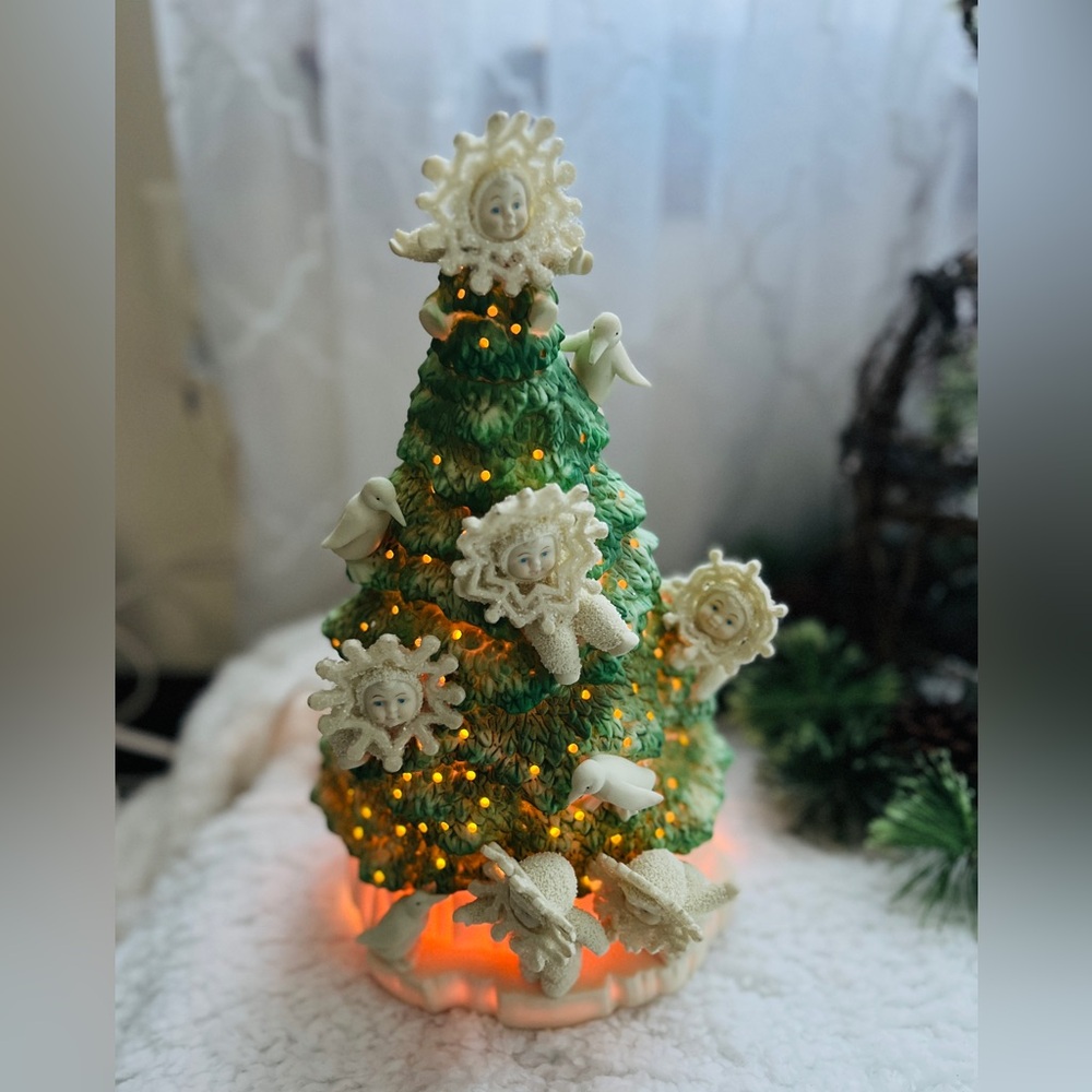 Department 56 Snowbabies "Flakes Falling From The Tree" , Collector’s Edition